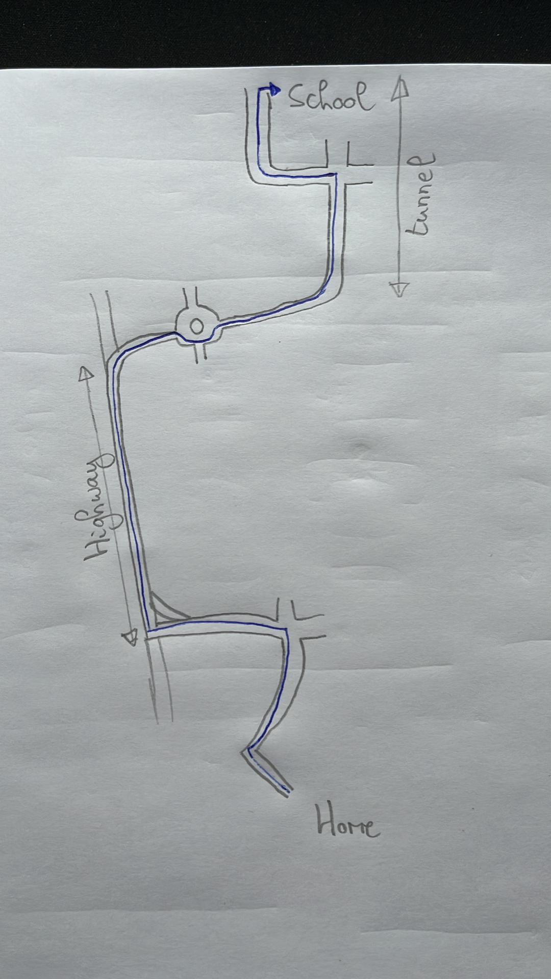 Route to school Liam Peeters