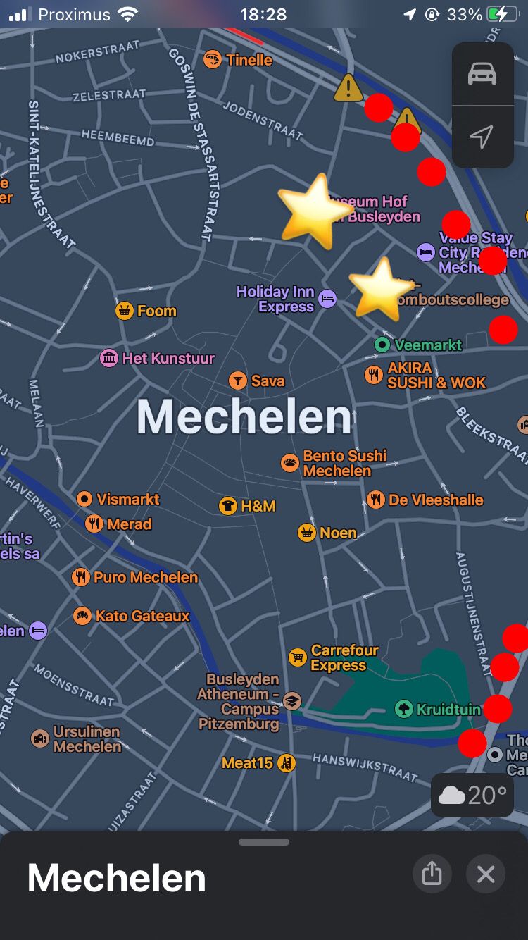 Mechelen city map